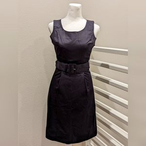 H&M Sleeveless Belted Dress Black Size 2